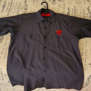 Lucky 13 Gray Medium Work Shirt